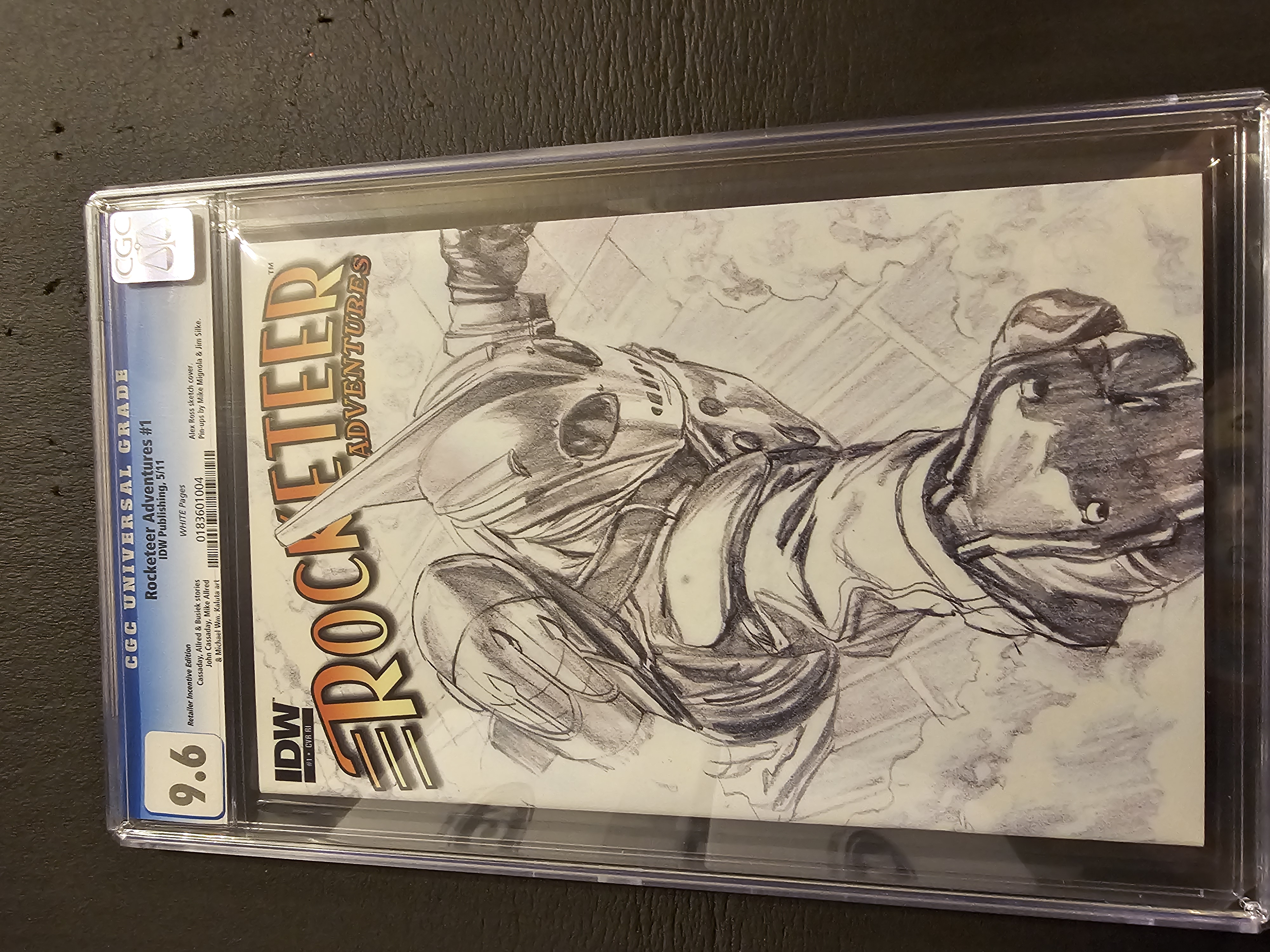 ROCKERTEER ADVENTURES RETAILER INCENTIVE ALEX ROSS COVER 9.6 CGC